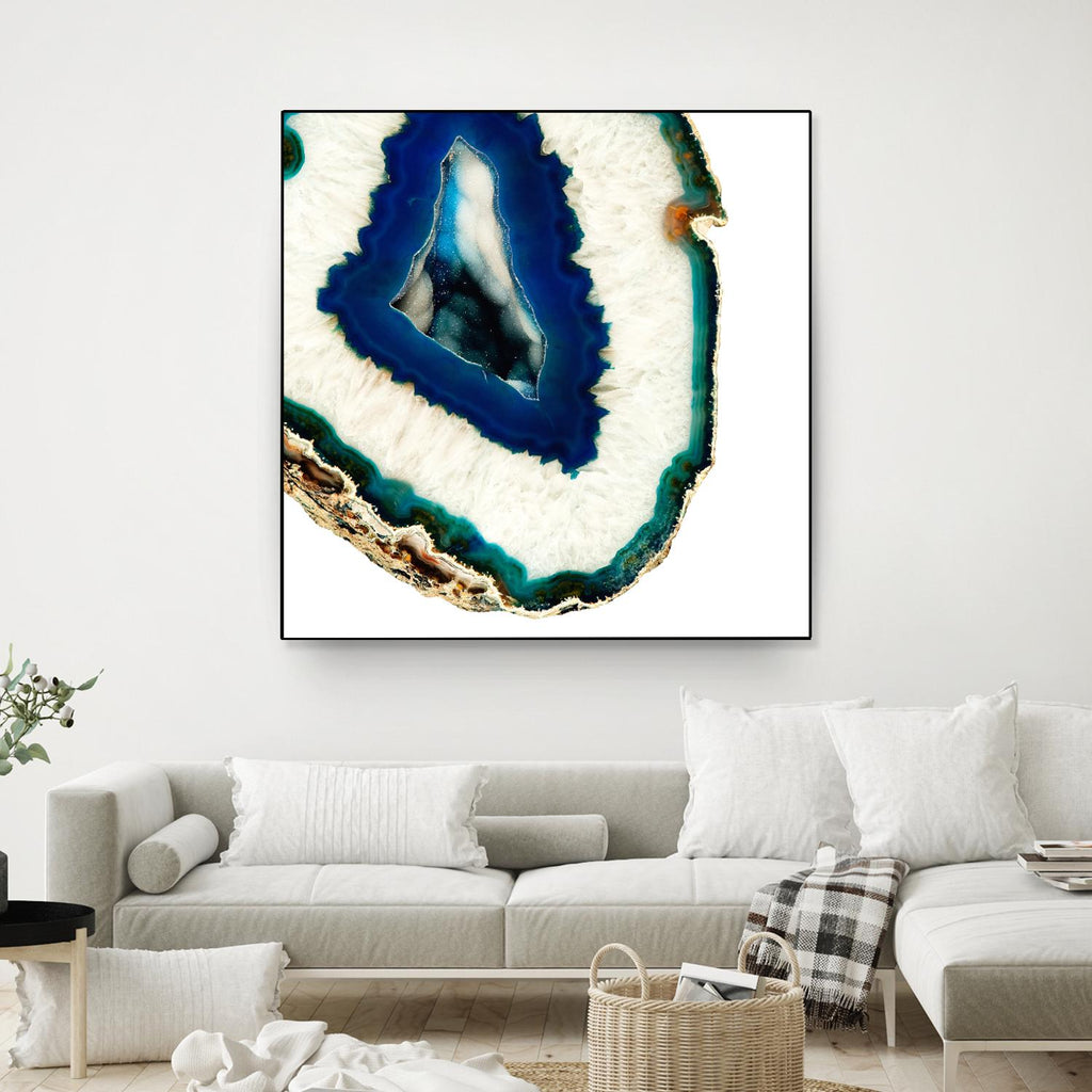 Mediterranean Agate A by GI ArtLab on GIANT ART - blue abstract agate