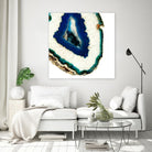 Mediterranean Agate A by GI ArtLab on GIANT ART - blue abstract agate