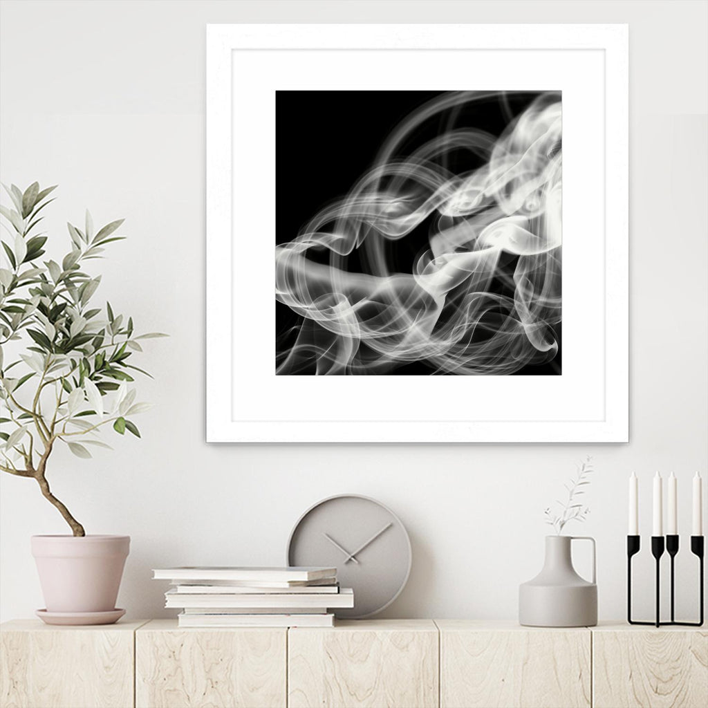 Smoke Abstract by THE Studio on GIANT ART - black abstract