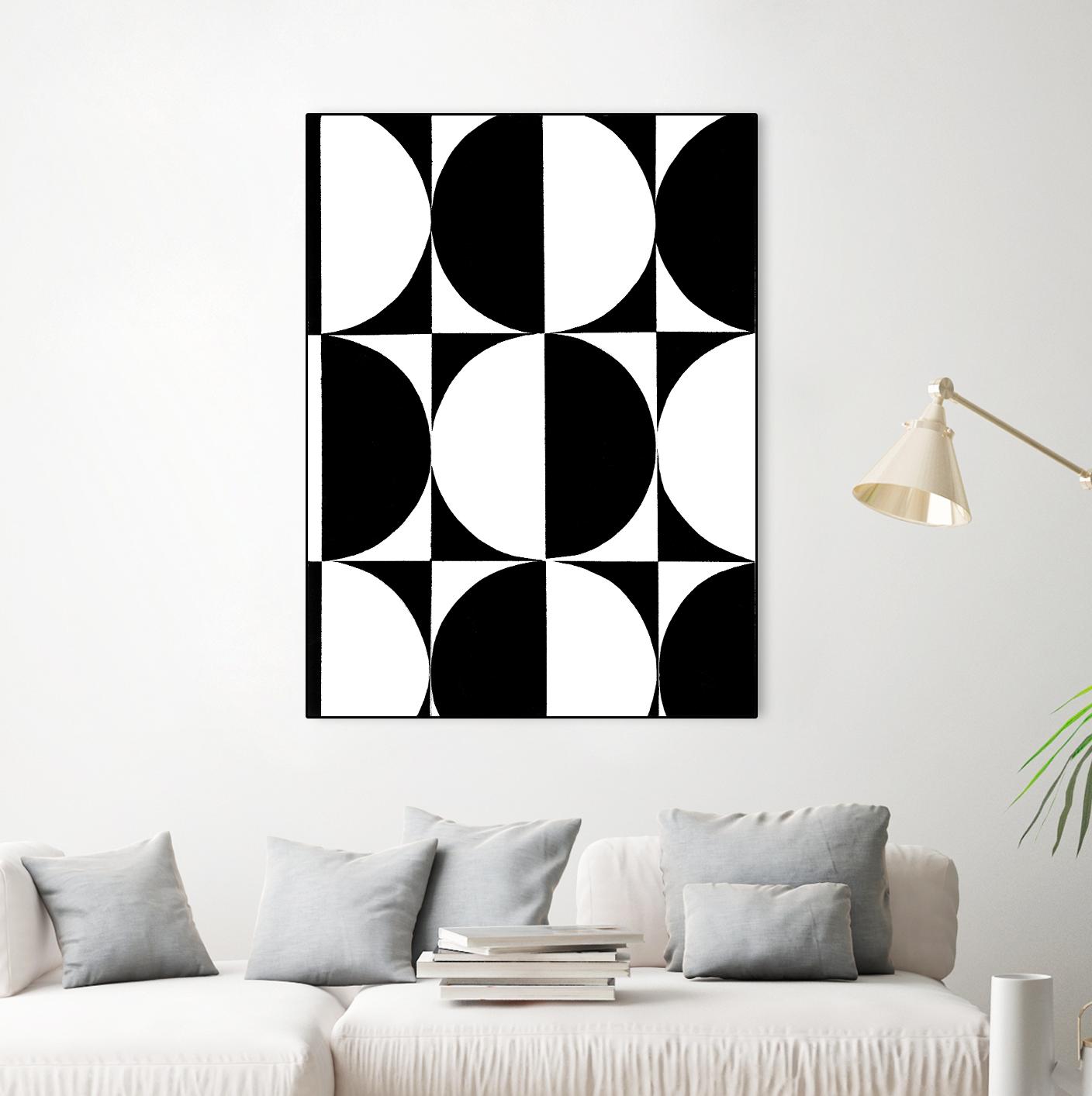 Monochrome Patterns 5 by Natasha Marie on GIANT ART - black abstract