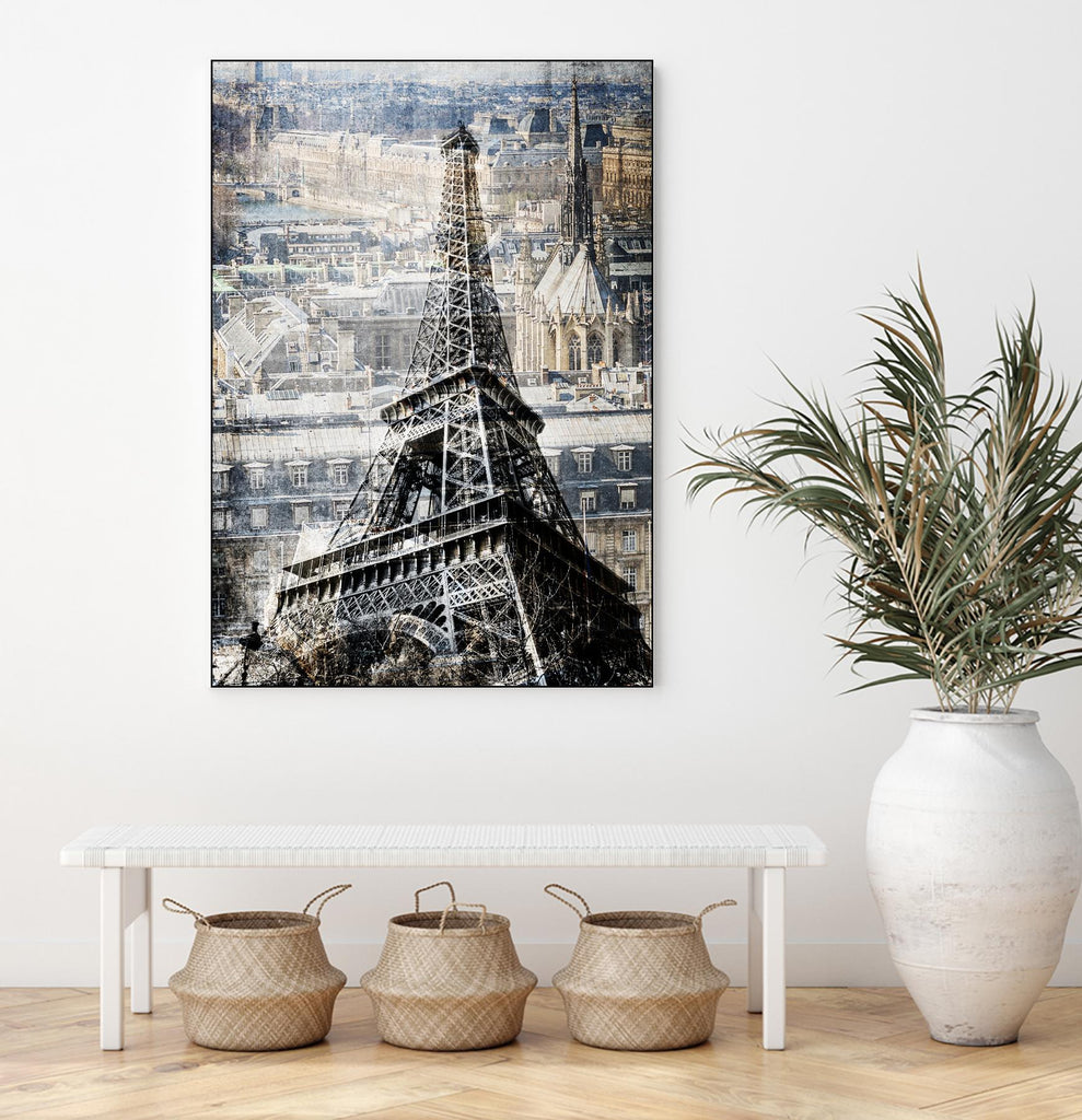 Paris by THE Studio on GIANT ART - black city scene