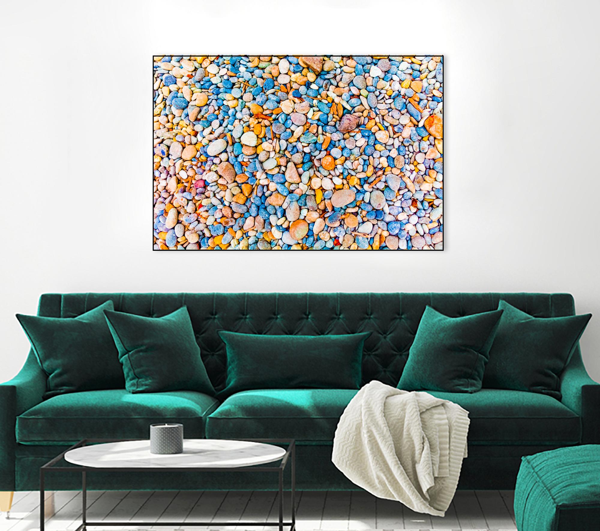 Colorful Beach Rocks by Kyle Goldie on GIANT ART - orange photo art