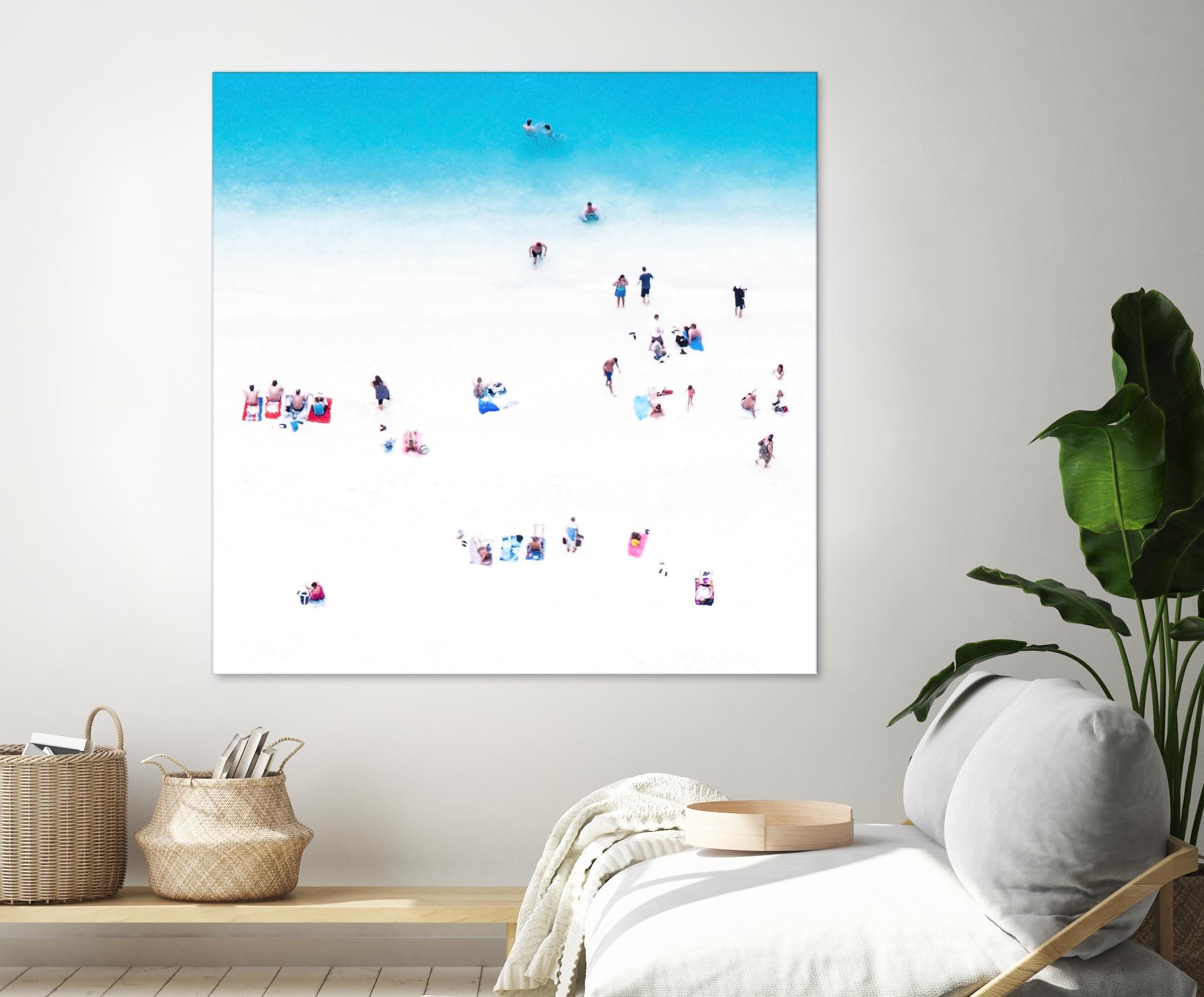 Whitewashed Beach A by THE Studio on GIANT ART - blue everyday life