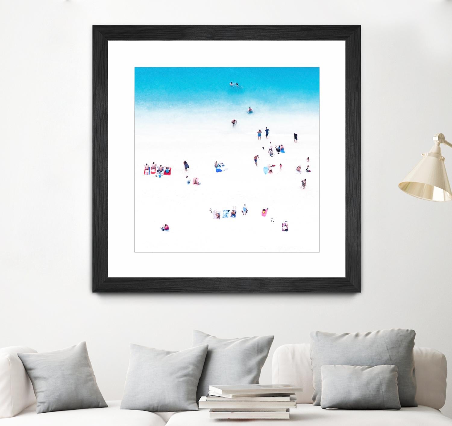 Whitewashed Beach A by THE Studio on GIANT ART - blue everyday life