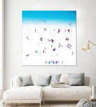 Whitewashed Beach B by THE Studio on GIANT ART - blue everyday life
