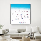 Whitewashed Beach B by THE Studio on GIANT ART - blue everyday life