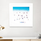 Whitewashed Beach B by THE Studio on GIANT ART - blue everyday life