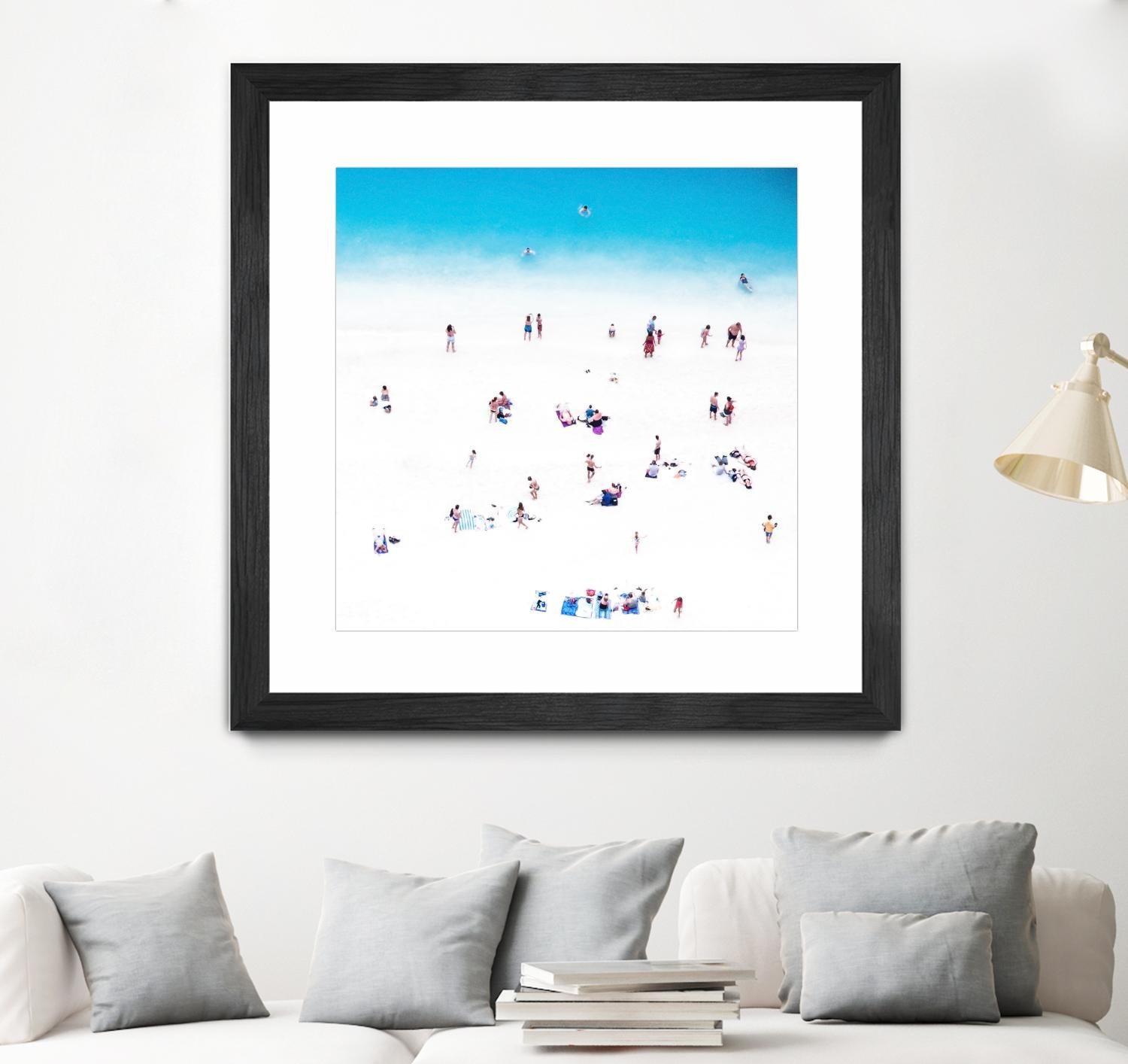 Whitewashed Beach B by THE Studio on GIANT ART - blue everyday life