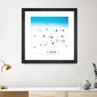 Whitewashed Beach B by THE Studio on GIANT ART - blue everyday life