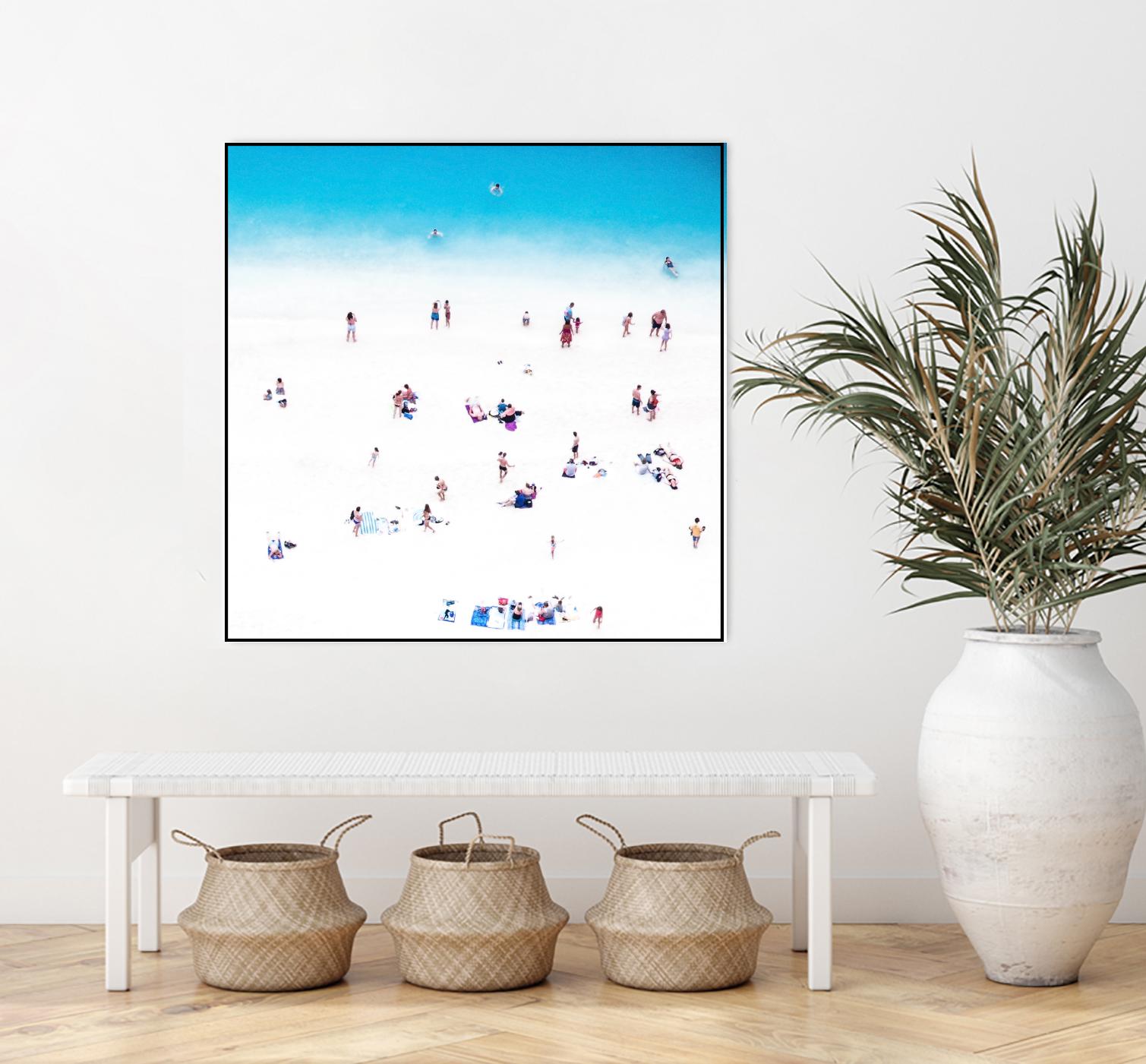 Whitewashed Beach B by THE Studio on GIANT ART - blue everyday life