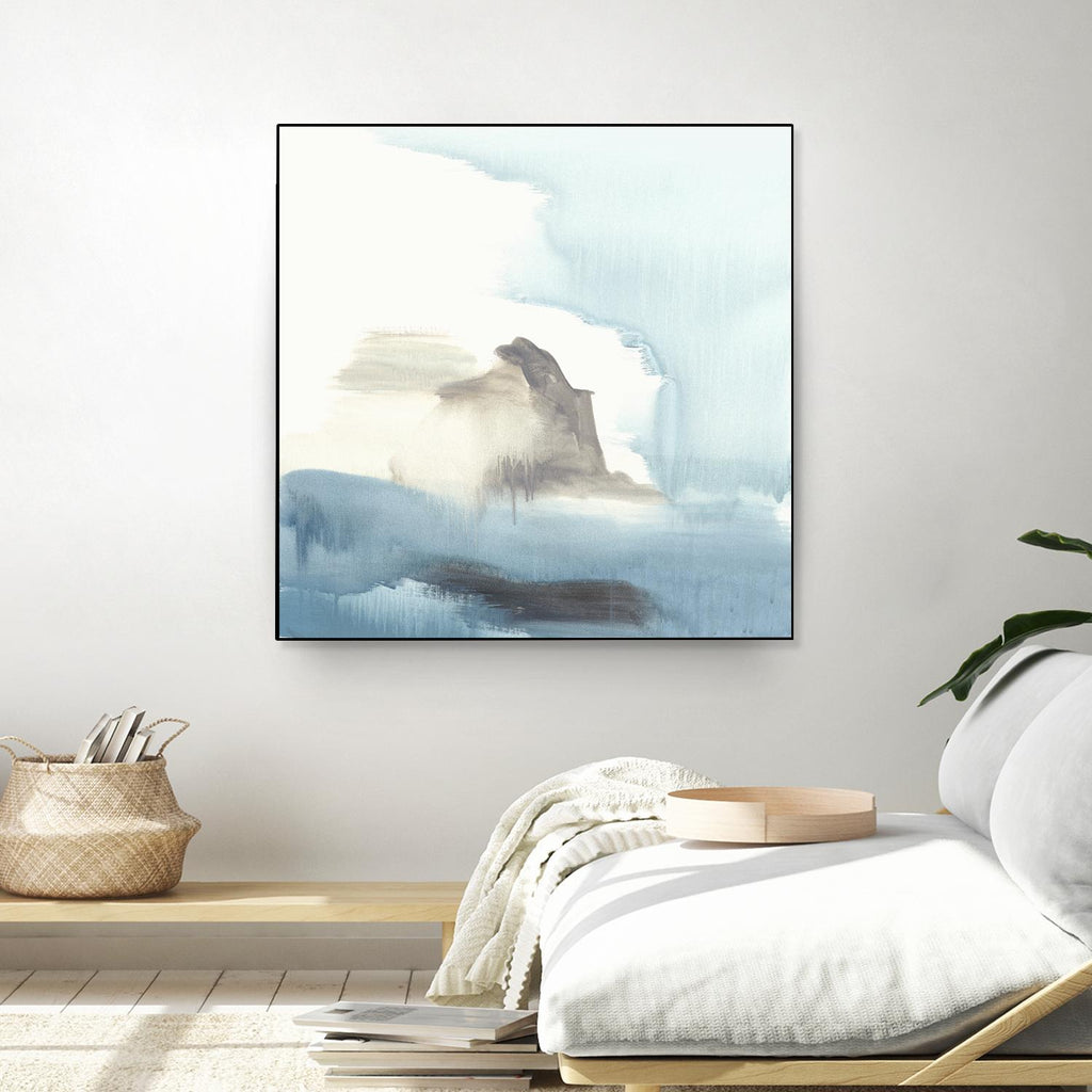 Seaview 3 by Natasha Marie on GIANT ART - grey landscape