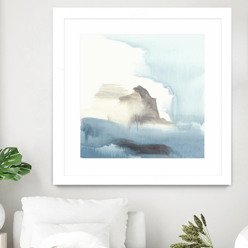 Seaview 3 by Natasha Marie on GIANT ART - grey landscape