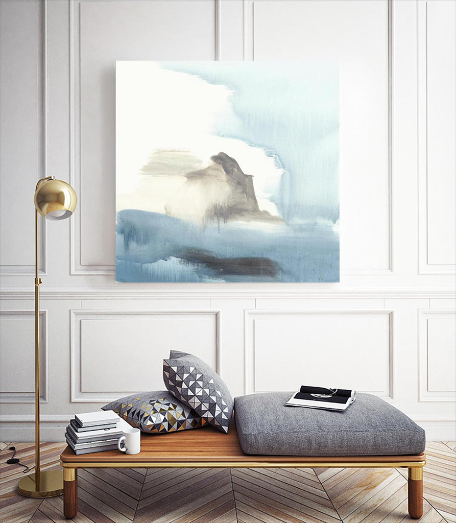 Seaview 3 by Natasha Marie on GIANT ART - grey landscape