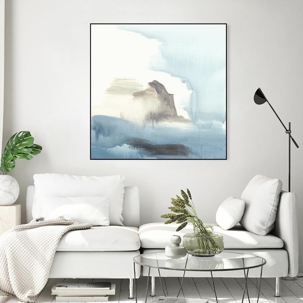 Seaview 3 by Natasha Marie on GIANT ART - grey landscape