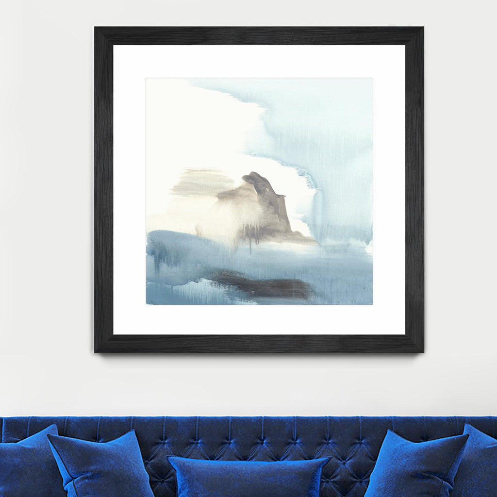 Seaview 3 by Natasha Marie on GIANT ART - grey landscape