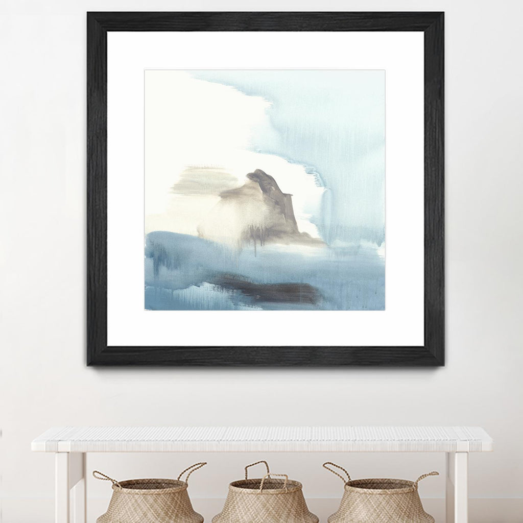 Seaview 3 by Natasha Marie on GIANT ART - grey landscape