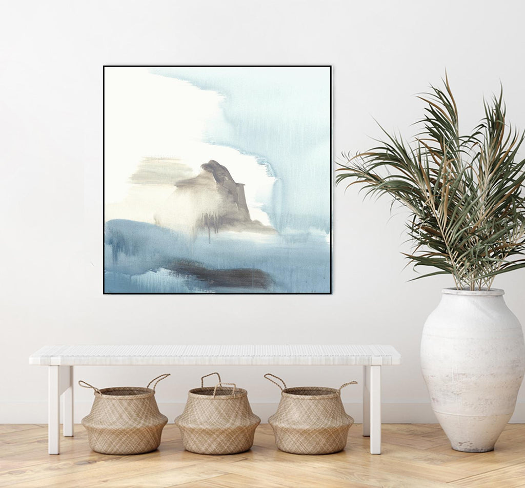 Seaview 3 by Natasha Marie on GIANT ART - grey landscape