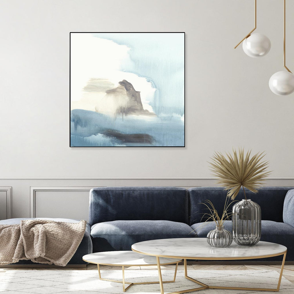 Seaview 3 by Natasha Marie on GIANT ART - grey landscape