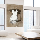 White Dress 1 by Paul Ngo on GIANT ART - beige abstract