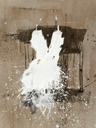 White Dress 1 by Paul Ngo on GIANT ART - beige abstract