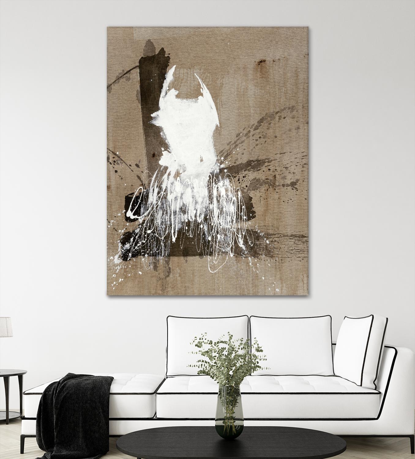White Dress 2 by Paul Ngo on GIANT ART - black abstract