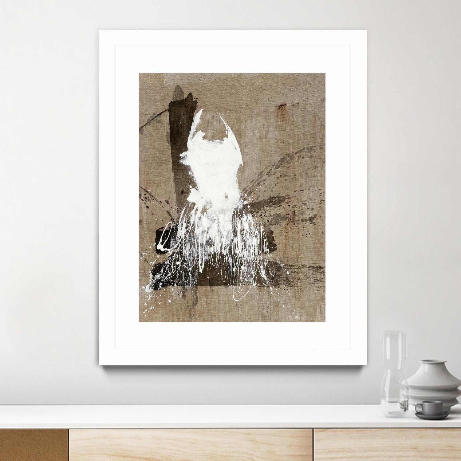 White Dress 2 by Paul Ngo on GIANT ART - black abstract