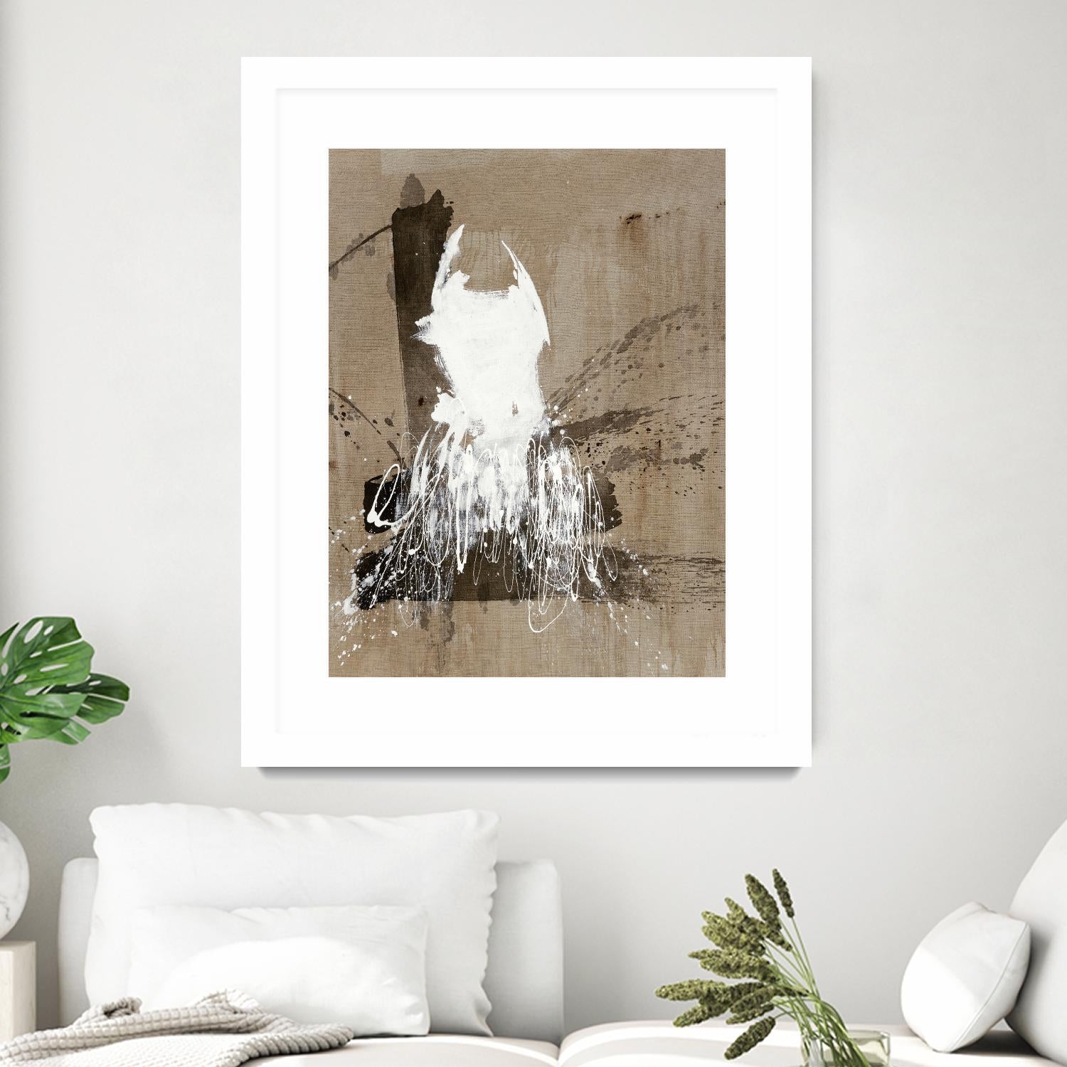 White Dress 2 by Paul Ngo on GIANT ART - black abstract