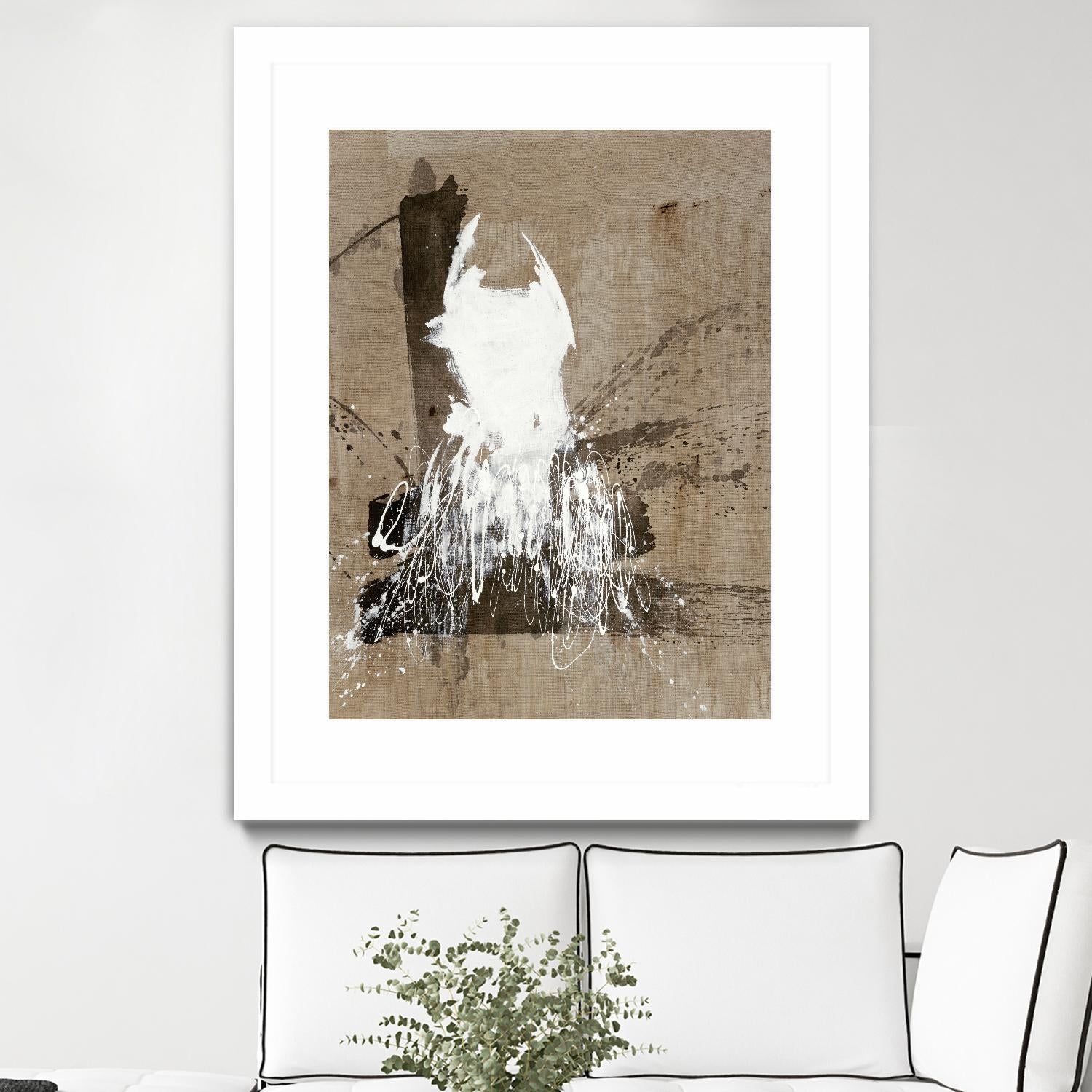 White Dress 2 by Paul Ngo on GIANT ART - black abstract