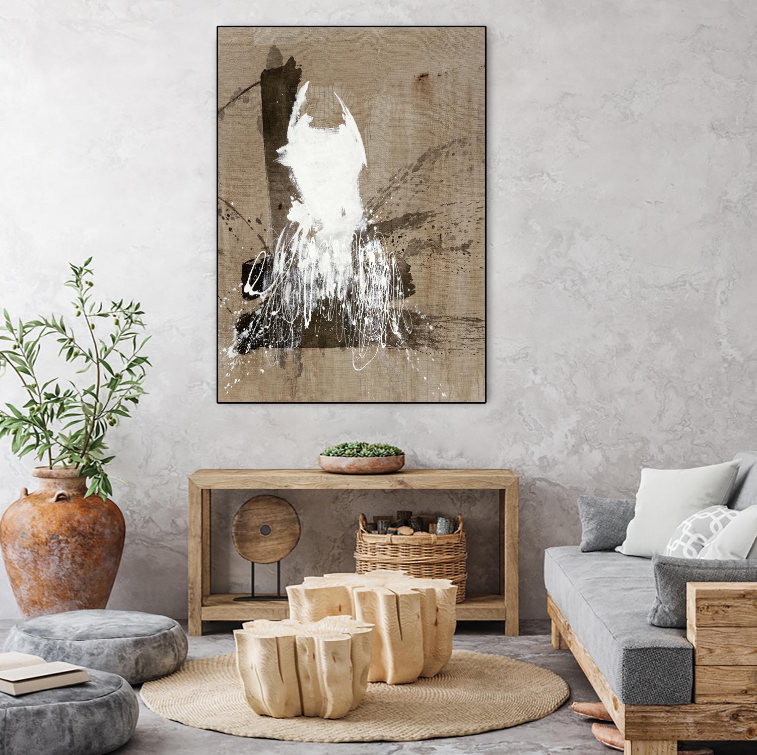 White Dress 2 by Paul Ngo on GIANT ART - black abstract