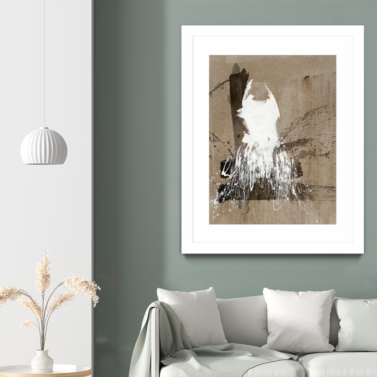 White Dress 2 by Paul Ngo on GIANT ART - black abstract