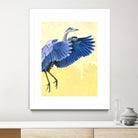 Great Blue Heron by Max Hayslette on GIANT ART - blue animal oiseau