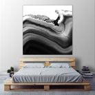 Grey Agate B by THE Studio on GIANT ART - black photo art