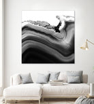 Grey Agate B by THE Studio on GIANT ART - black photo art