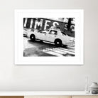 Times Square Taxi 2 by GI ArtLab on GIANT ART - white black & white