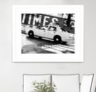 Times Square Taxi 2 by GI ArtLab on GIANT ART - white black & white