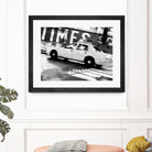 Times Square Taxi 2 by GI ArtLab on GIANT ART - white black & white
