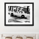 Times Square Taxi 2 by GI ArtLab on GIANT ART - white black & white