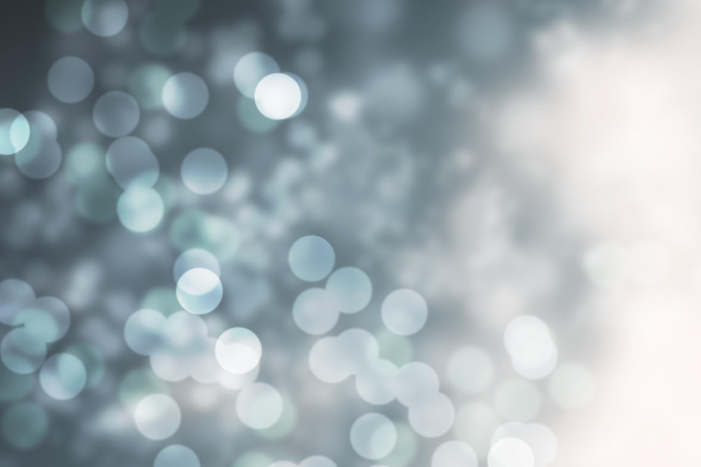 Dreamy Bokeh Midnight by THE Studio on GIANT ART - white abstract