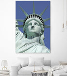 Statue of Liberty 3 by Lillis Werder on GIANT ART - blue photo art