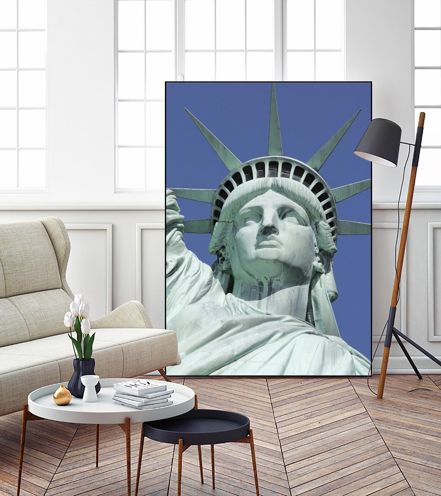 Statue of Liberty 3 by Lillis Werder on GIANT ART - blue photo art