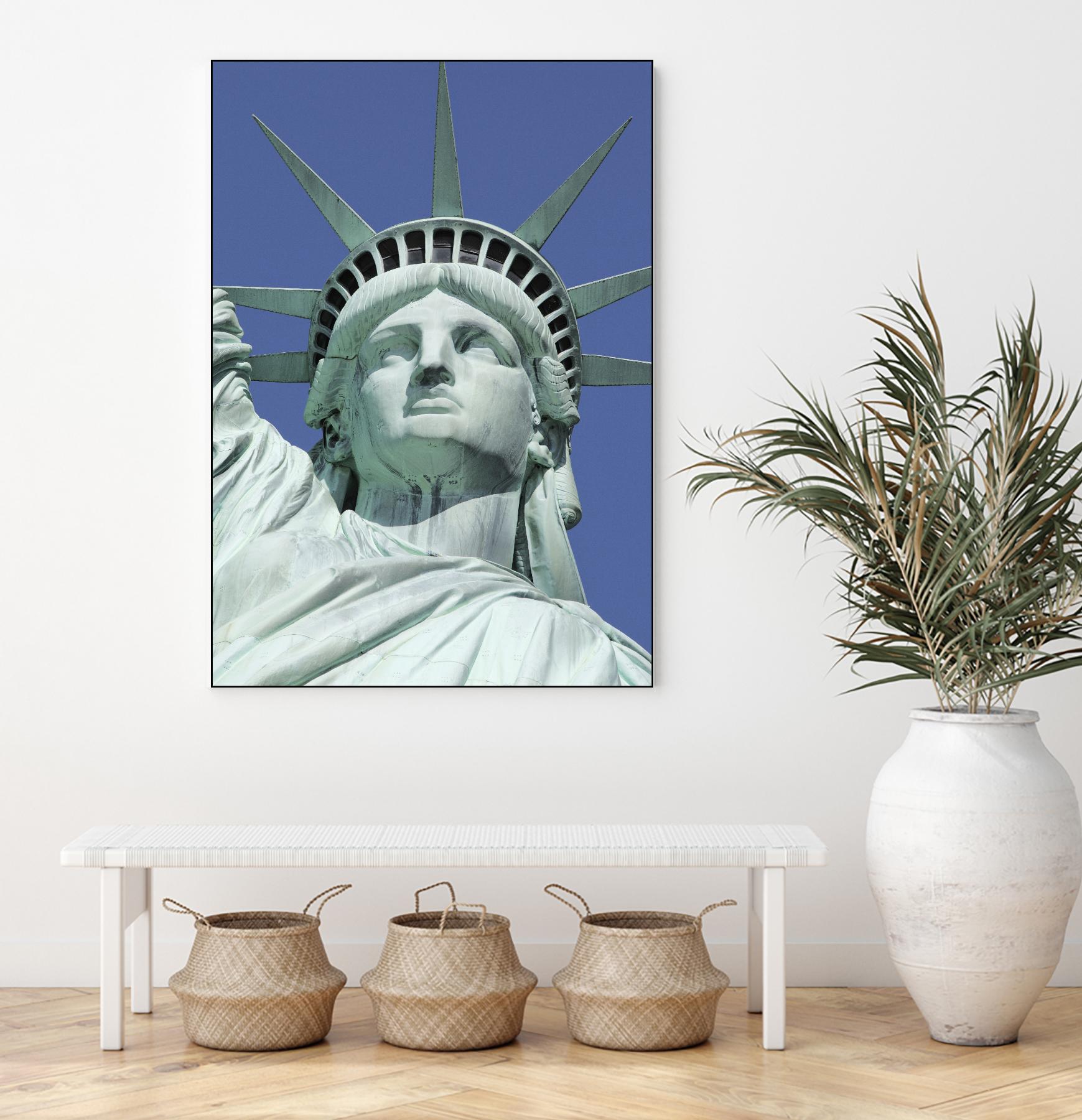 Statue of Liberty 3 by Lillis Werder on GIANT ART - blue photo art