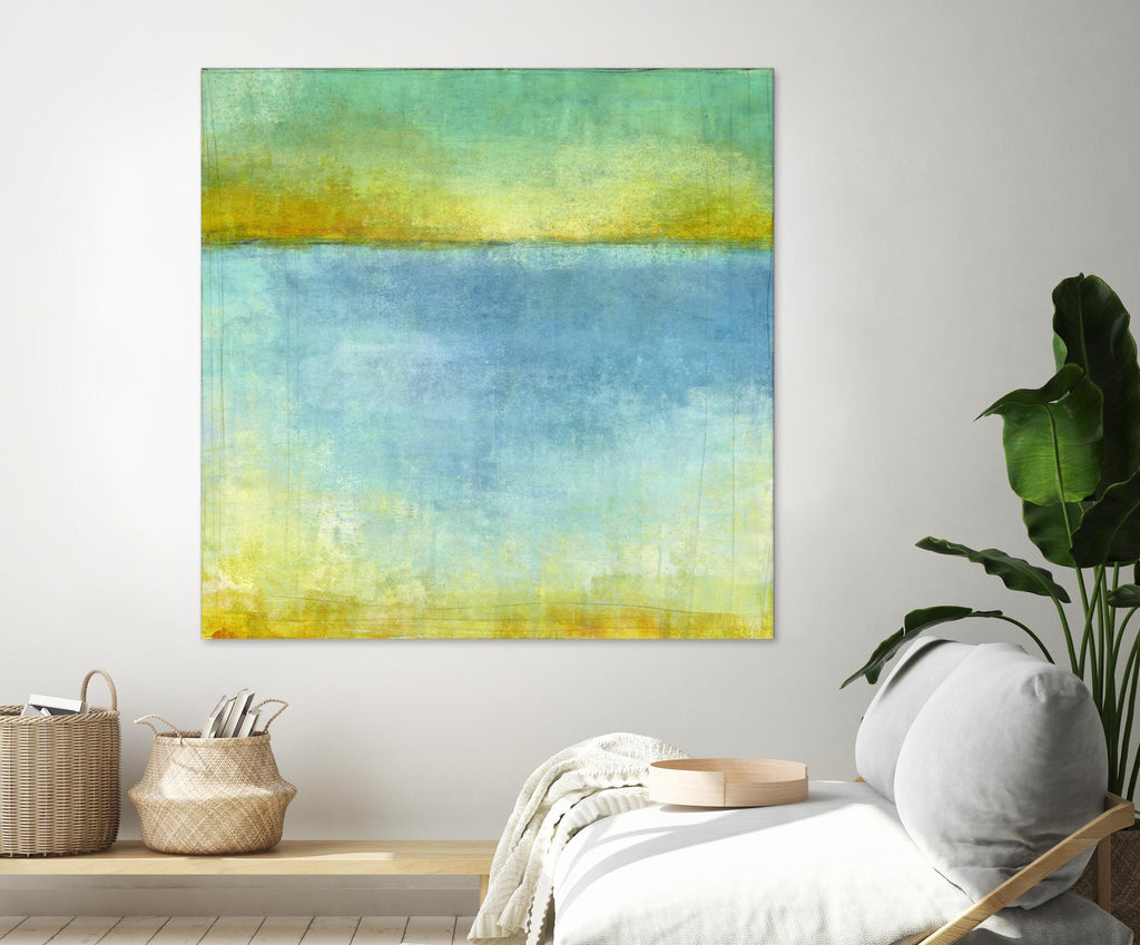 Untitled by Maeve Harris on GIANT ART - yellow abstract