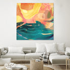 Seaside Abstract by THE Studio on GIANT ART - red abstract