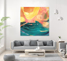 Seaside Abstract by THE Studio on GIANT ART - red abstract