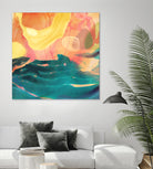 Seaside Abstract by THE Studio on GIANT ART - red abstract