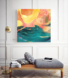Seaside Abstract by THE Studio on GIANT ART - orange abstract