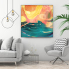 Seaside Abstract by THE Studio on GIANT ART - red abstract