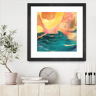 Seaside Abstract by THE Studio on GIANT ART - red abstract