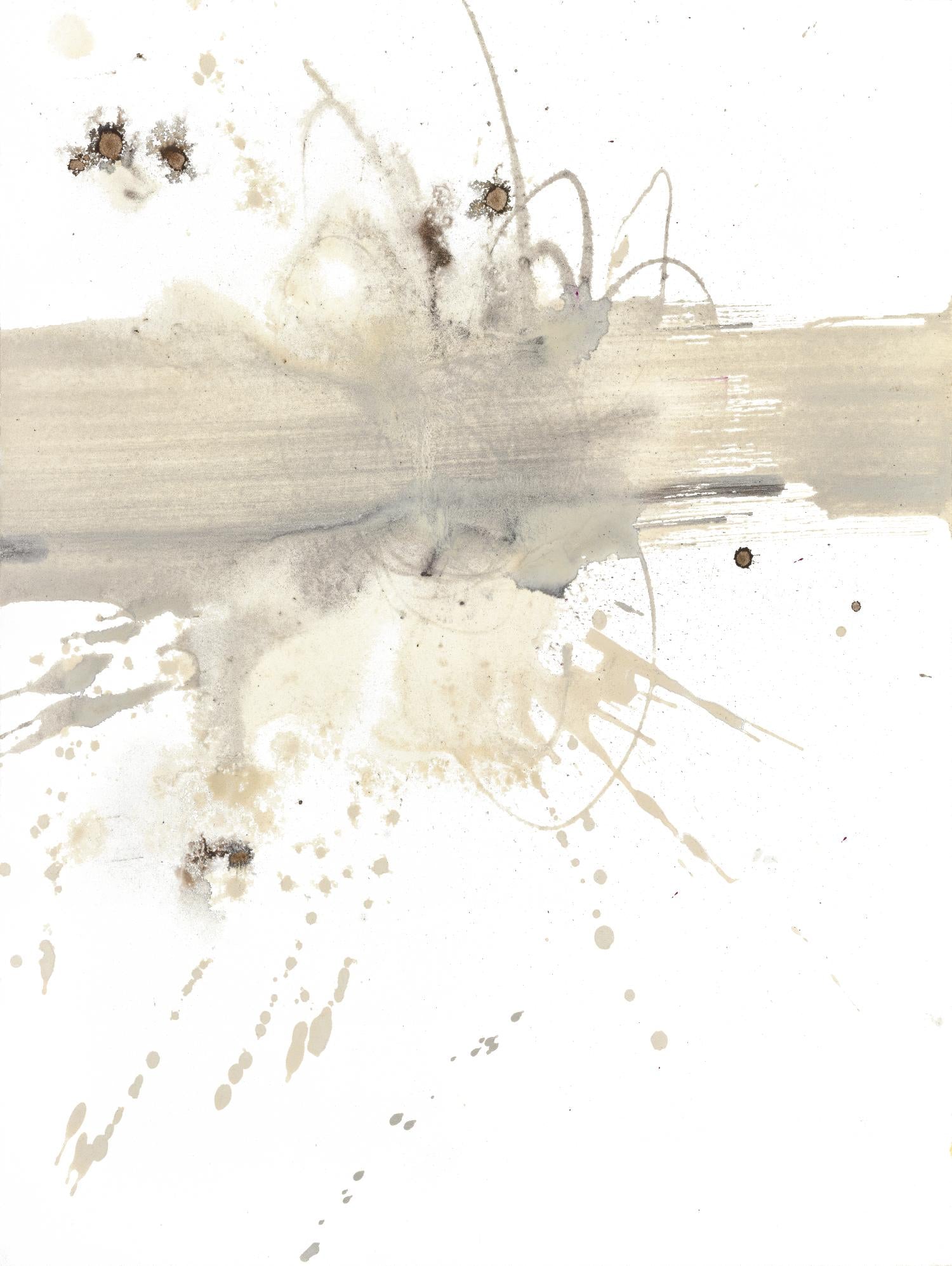 Untitled by PN Studio on GIANT ART - beige abstracts splatter