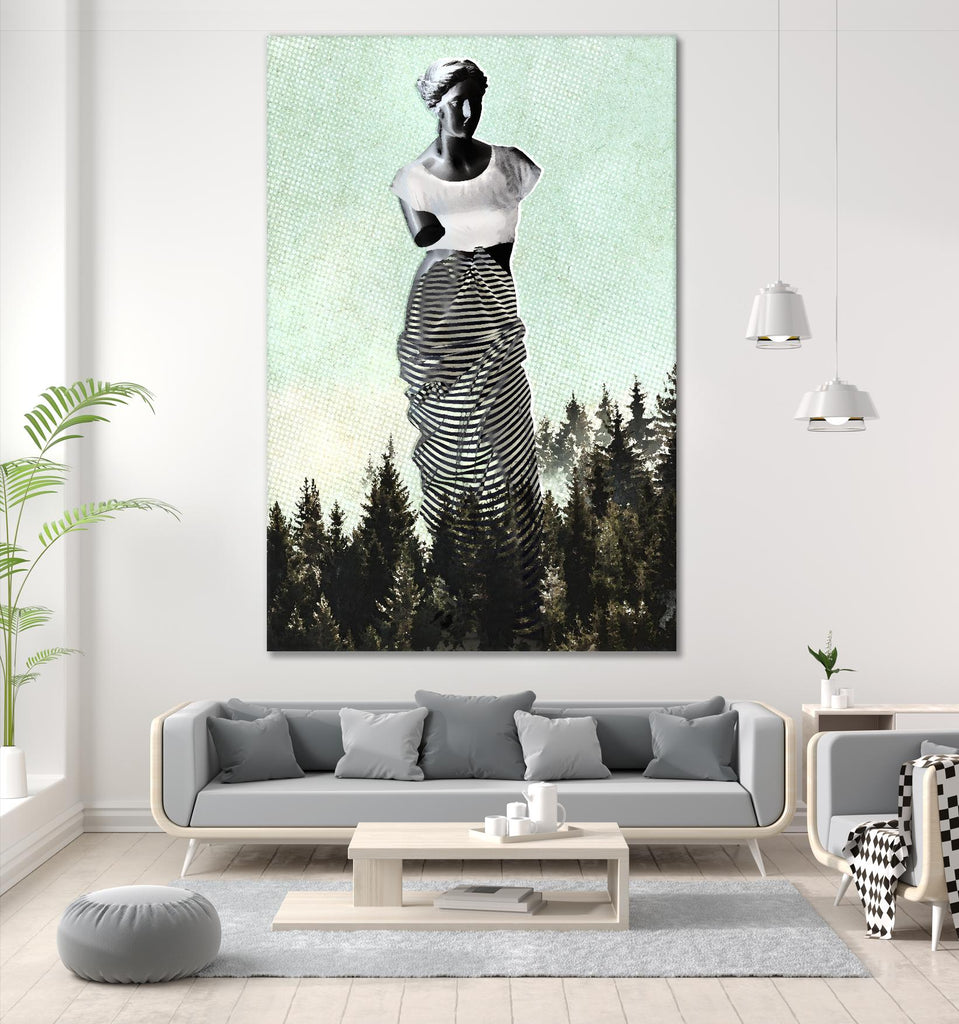 Hipster Venus by THE Studio on GIANT ART - green contemporary